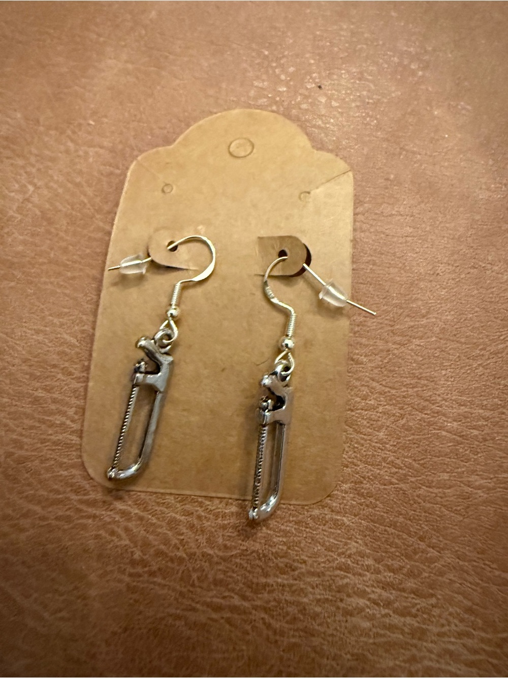 Silver Safety Pin Drop Earrings - Stylish Women’s Jewelry with 925 Sterling hook